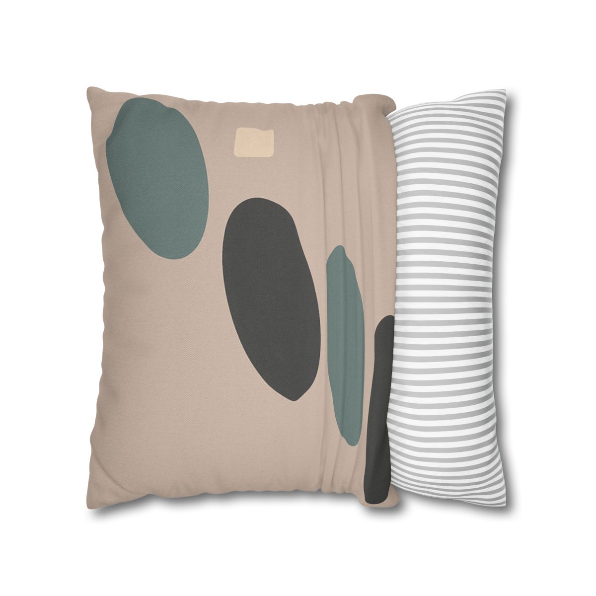 Staggered Ovals With Pause stylish decorative pillowcases