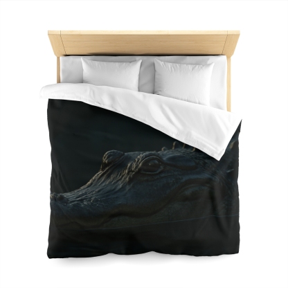 Moonlit Stillness American Alligator warm winter duvets