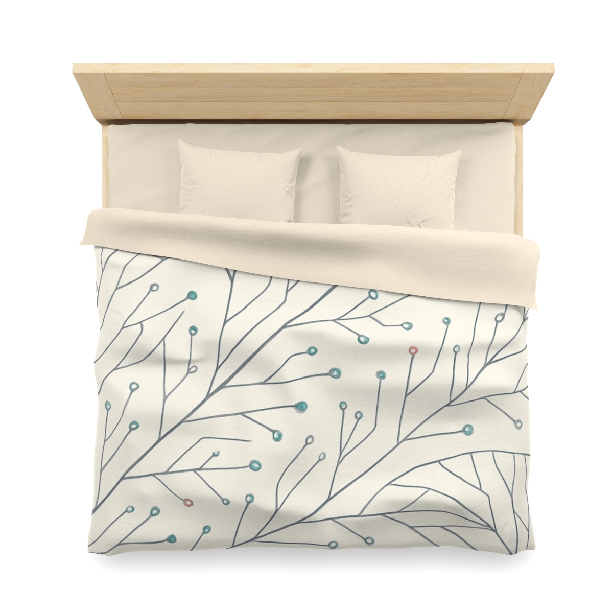 Vein Circuit Filigree designer printed duvets