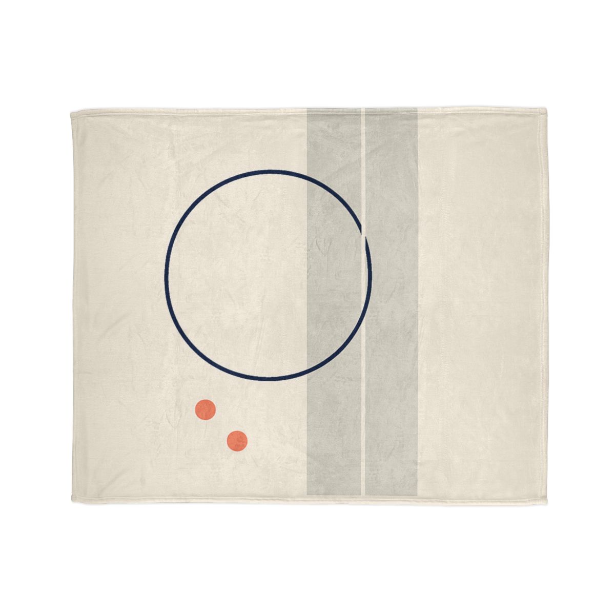 Quiet Orbit With Split Panel stylish throw blankets