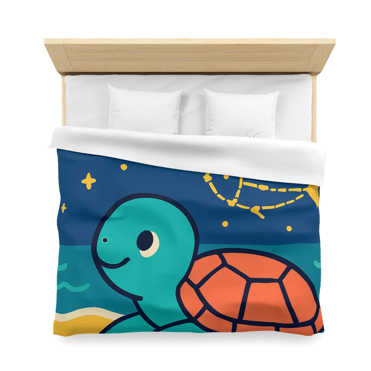 Stargazing Sea Turtle warm winter duvets