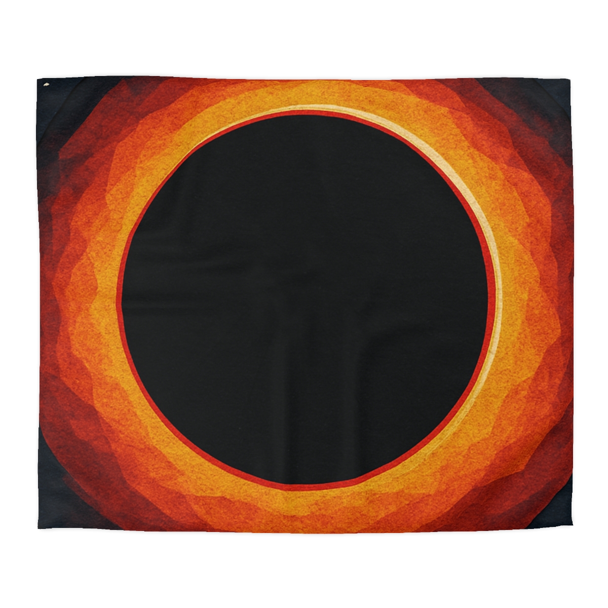 Event Horizon Paper Cut Silhouette custom duvets