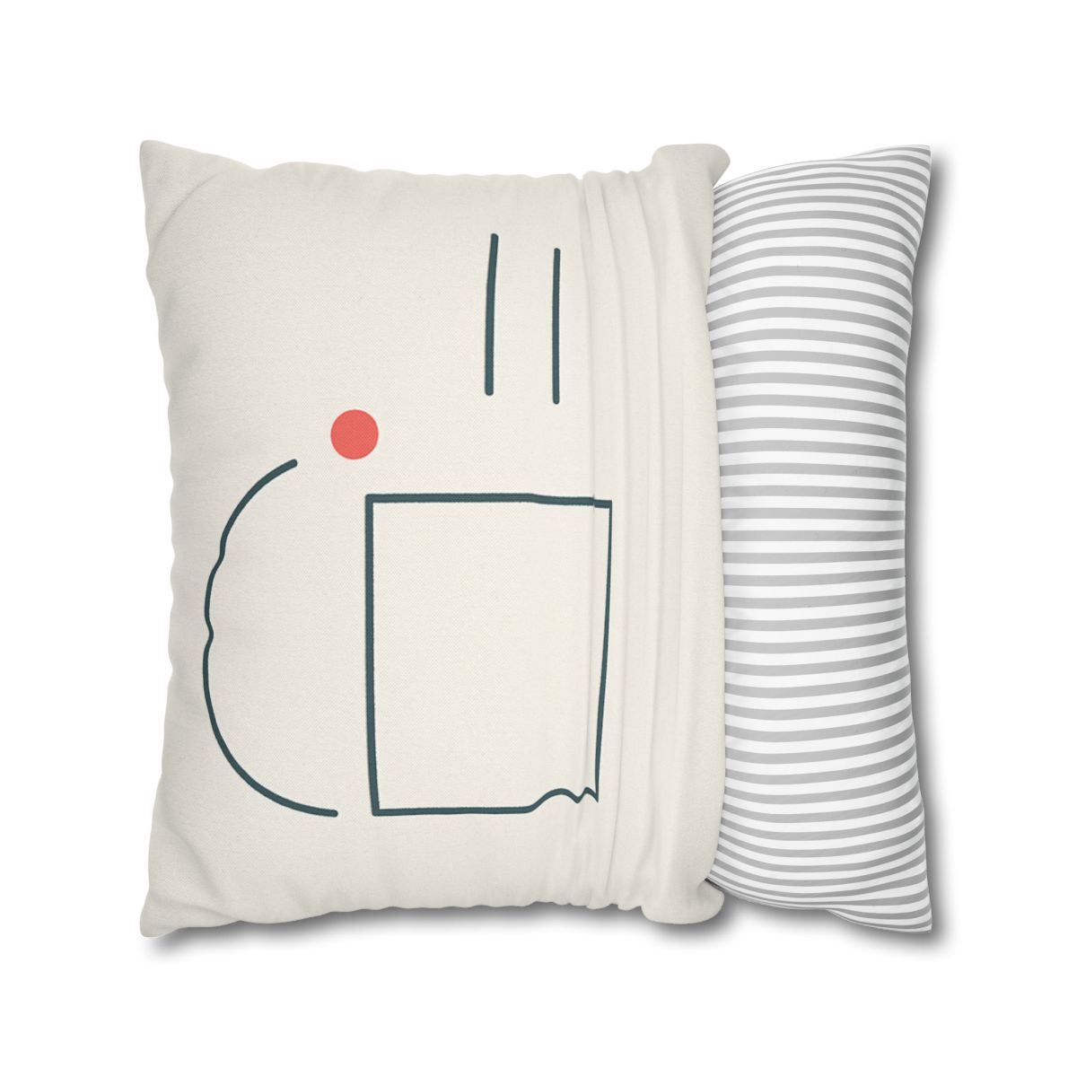 Open Frame With Drifting Arc personalized pillow covers