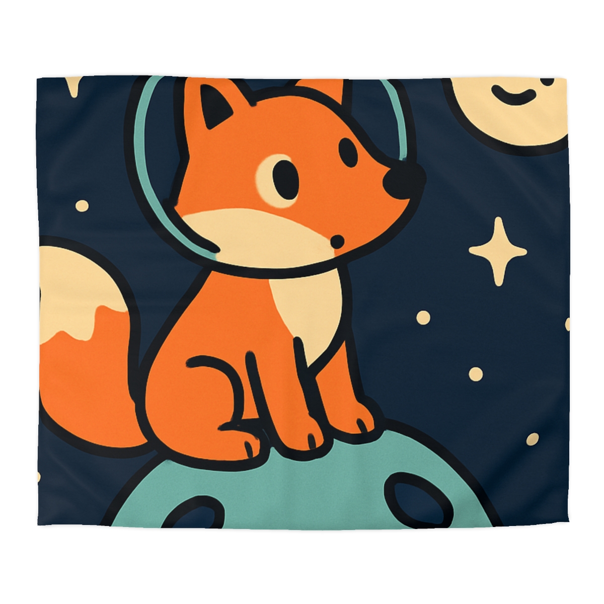 Starlight Explorer Fox soft comforter duvets