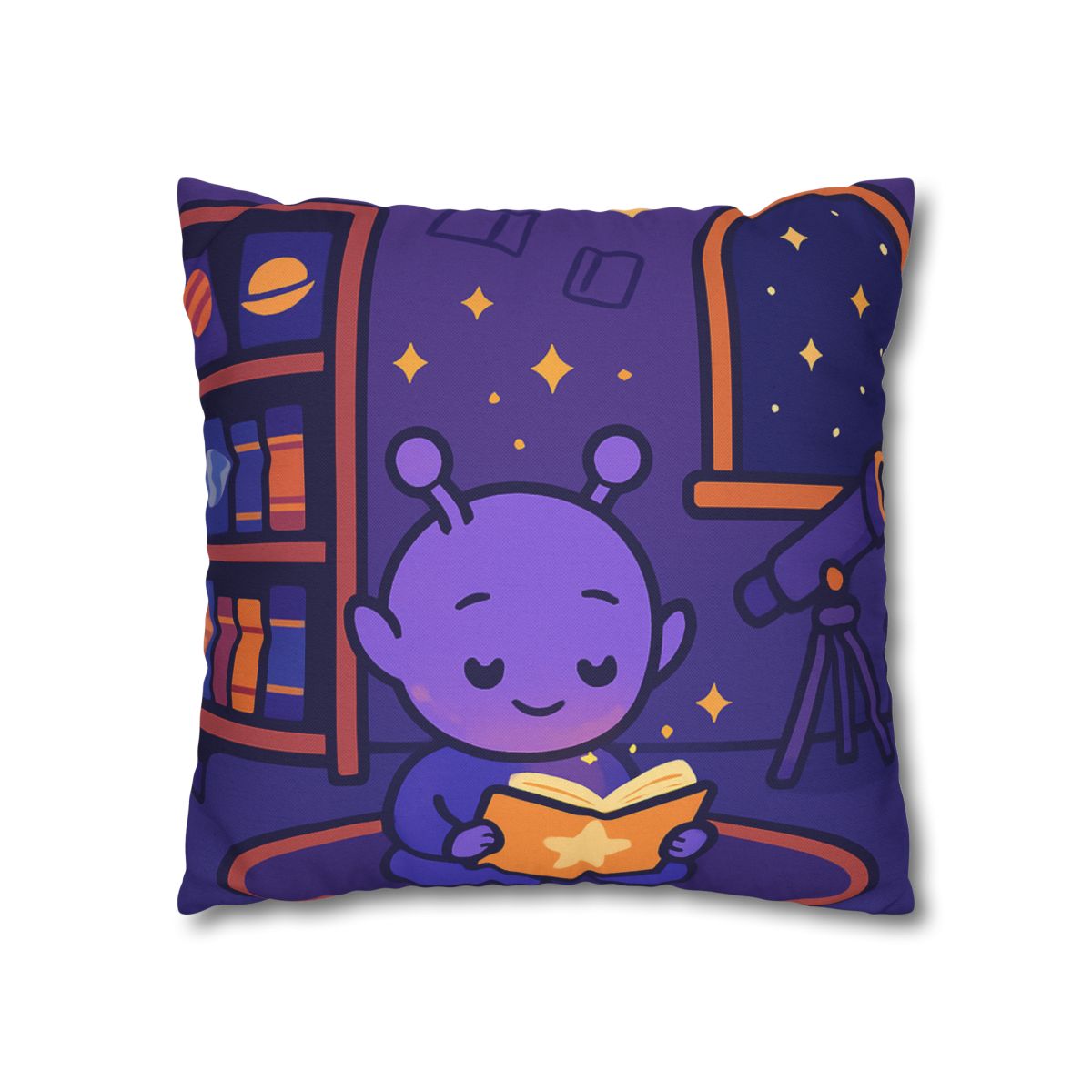 Library Of Floating Star Books personalized pillow covers
