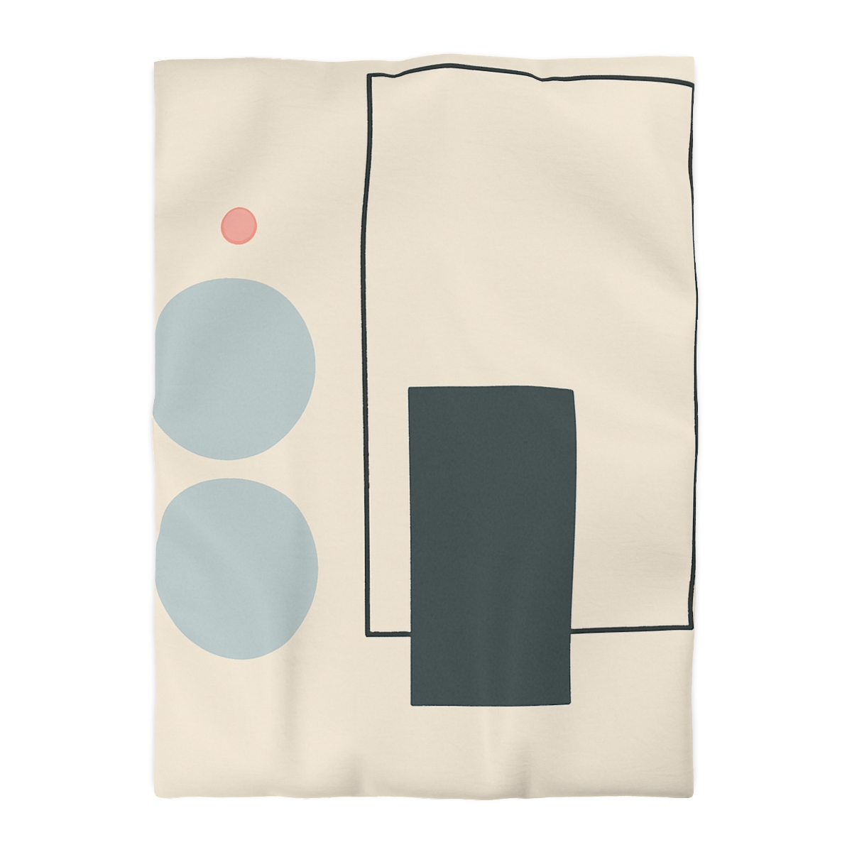 Offset Frame With Two Quiet Discs custom duvets