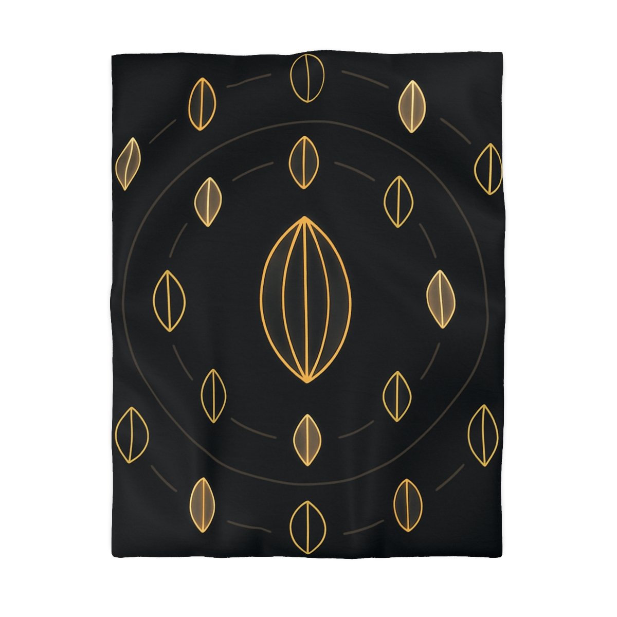 Orbiting Seed Ring Pattern stylish duvet covers