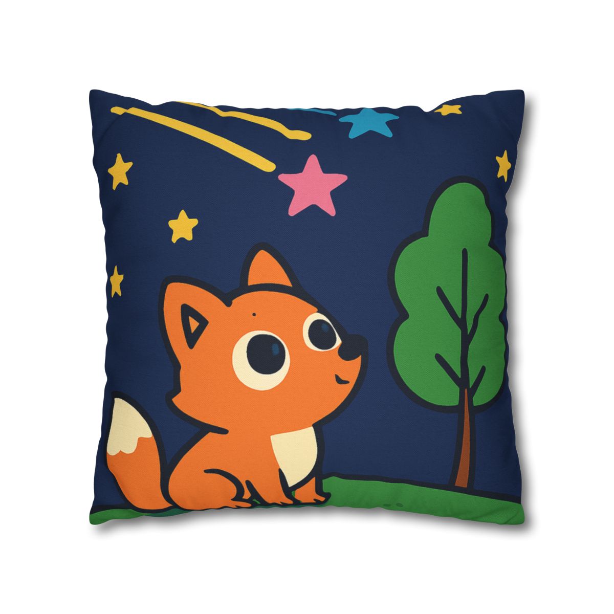 Cosmic Forest Fox And The Shooting Stars unique gift pillow cases
