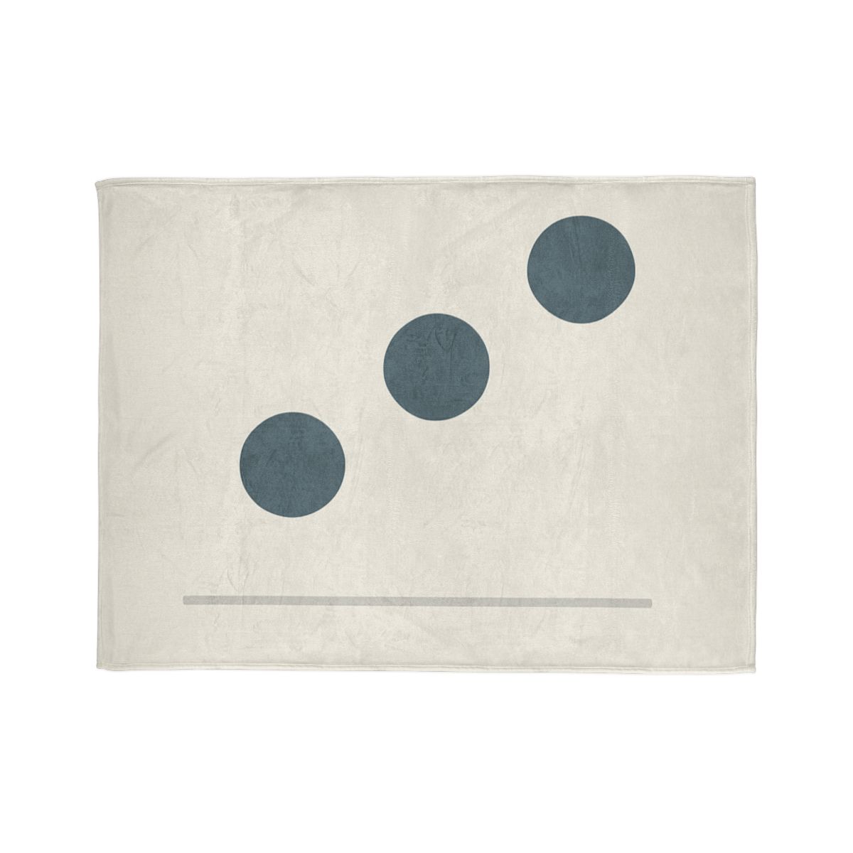 Diagonal Trio With Resting Line designer printed blankets