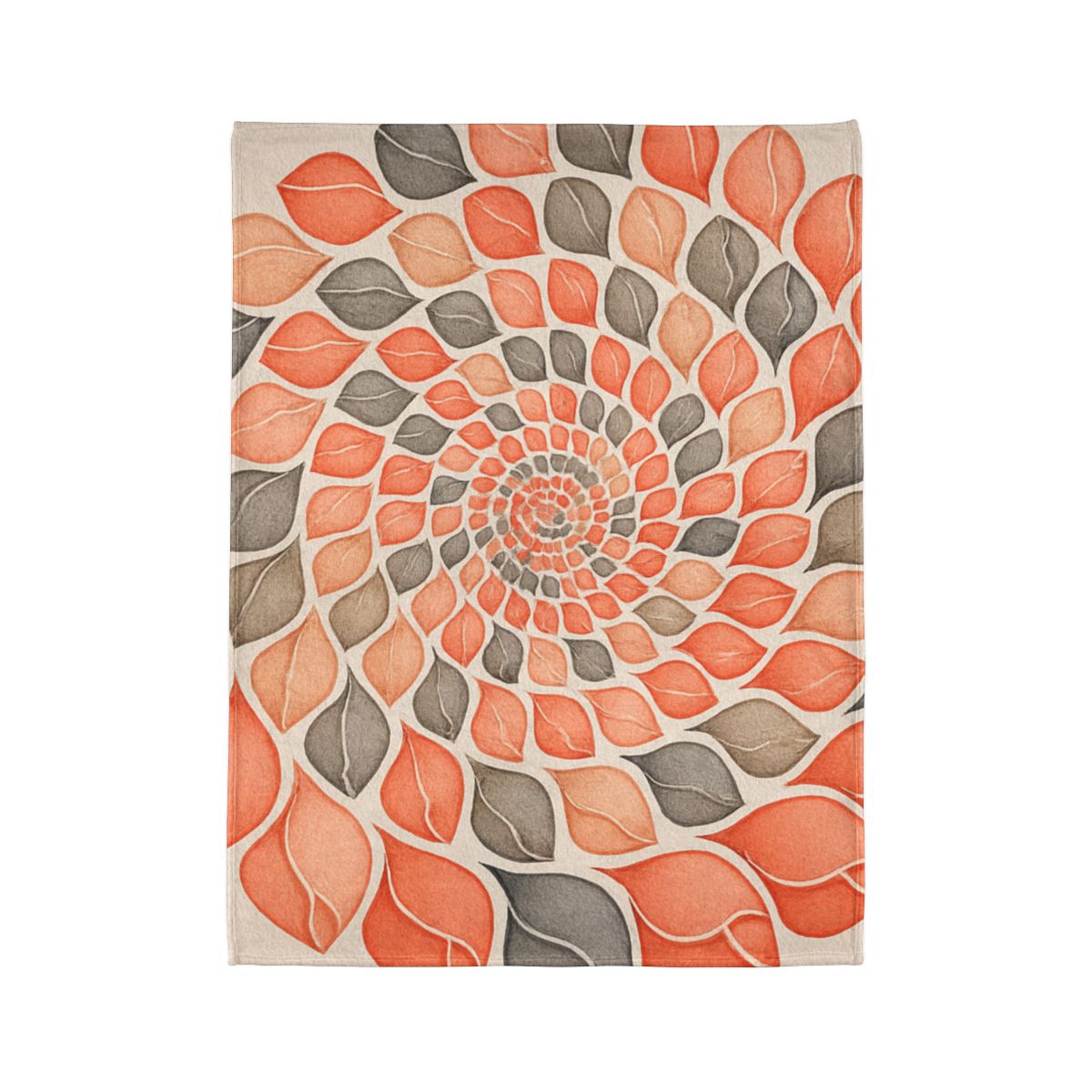 Bud Spiral Time Mosaic decorative home blankets