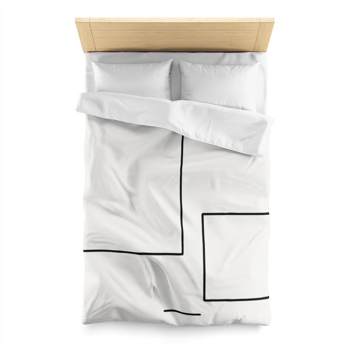 Offset Rectangle Pair With Anchor Line soft comforter duvets