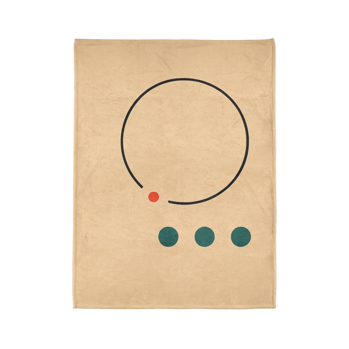 Broken Ring With Offset Triplet trendy patterned blankets