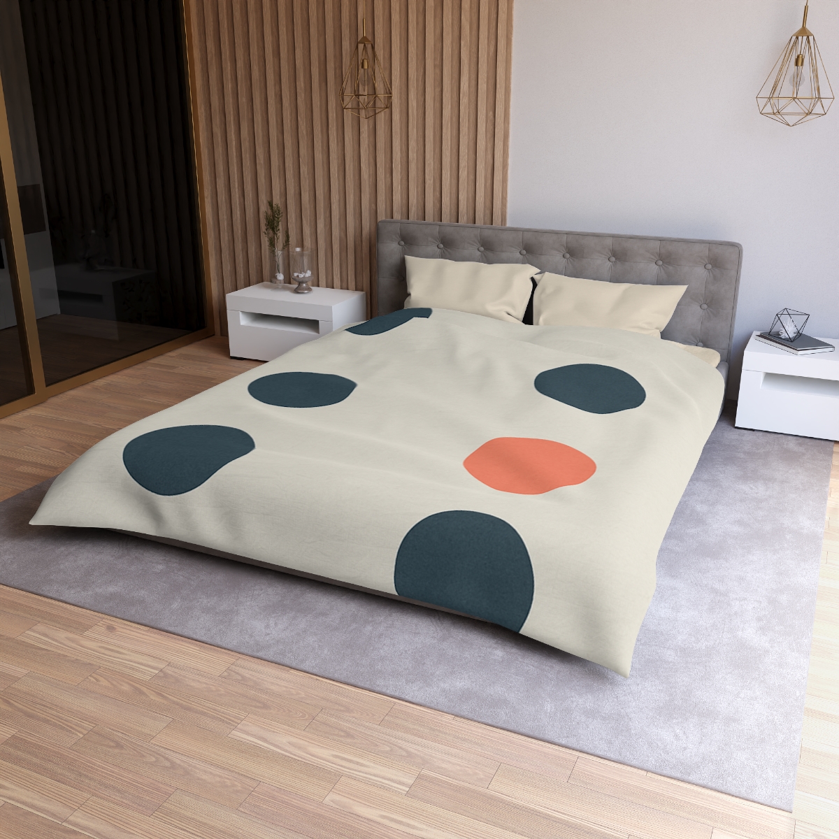 Clustered Dots With Open Lane duvets for gifts