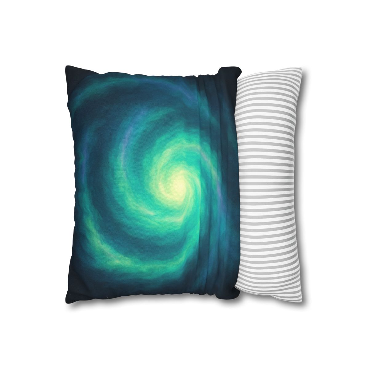 Aurora Halo Spiral soft cotton pillow cases