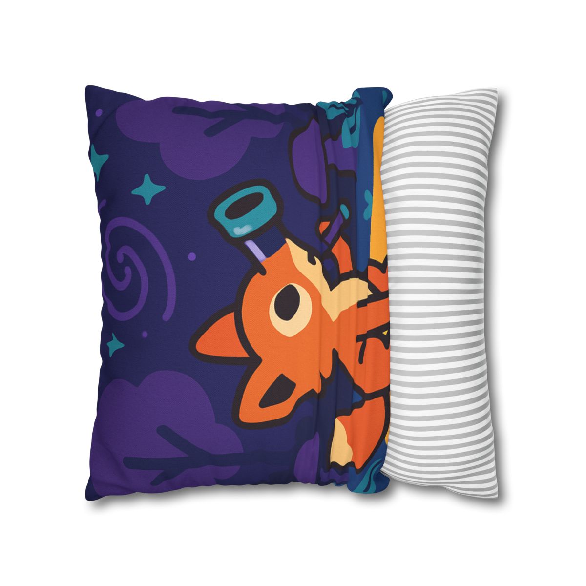 Nebula Forest Fox custom pillow cases