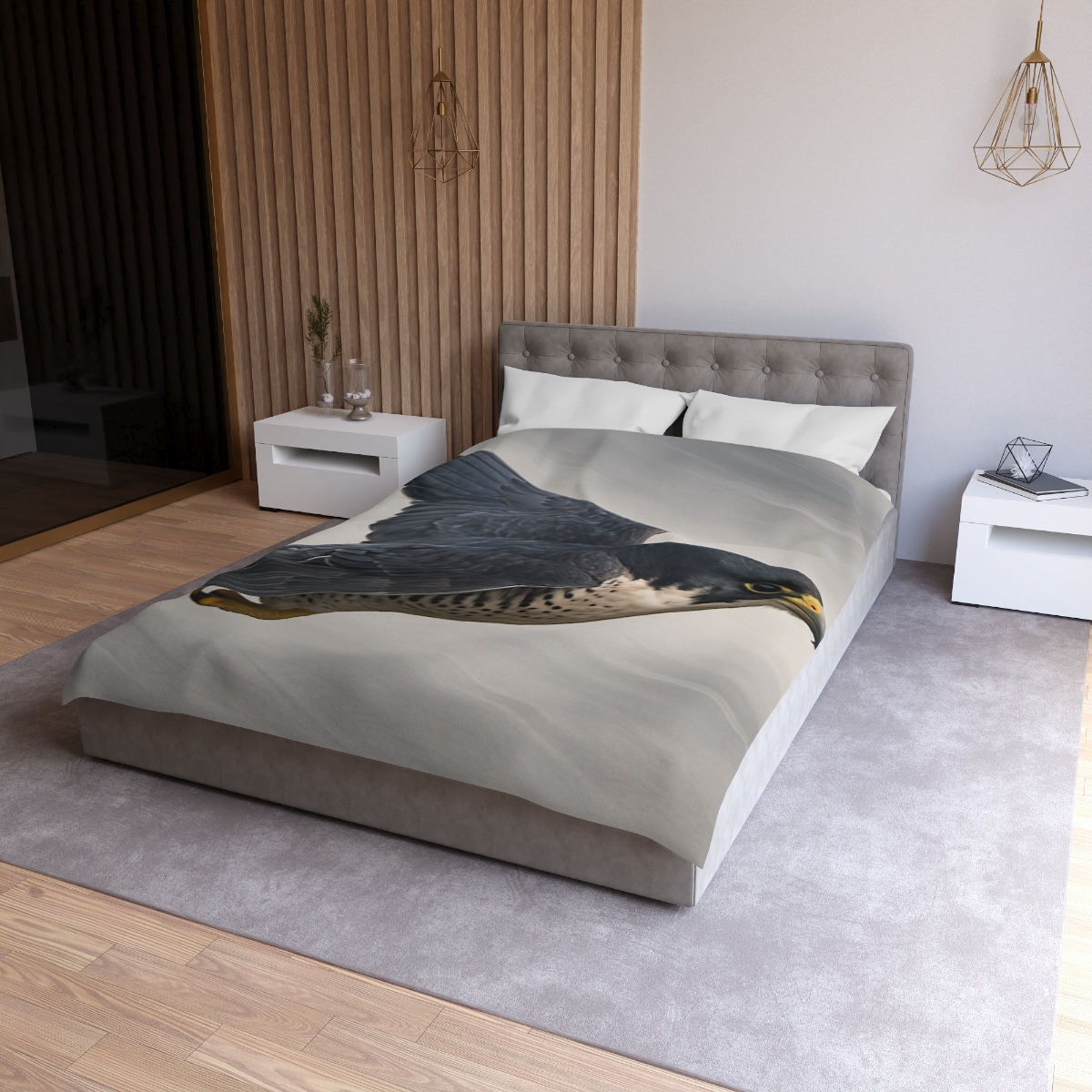 Stormglide Peregrine Falcon unique patterned duvets