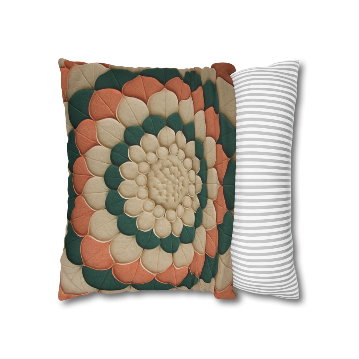 Petal Halo Mosaic designer print pillow cases