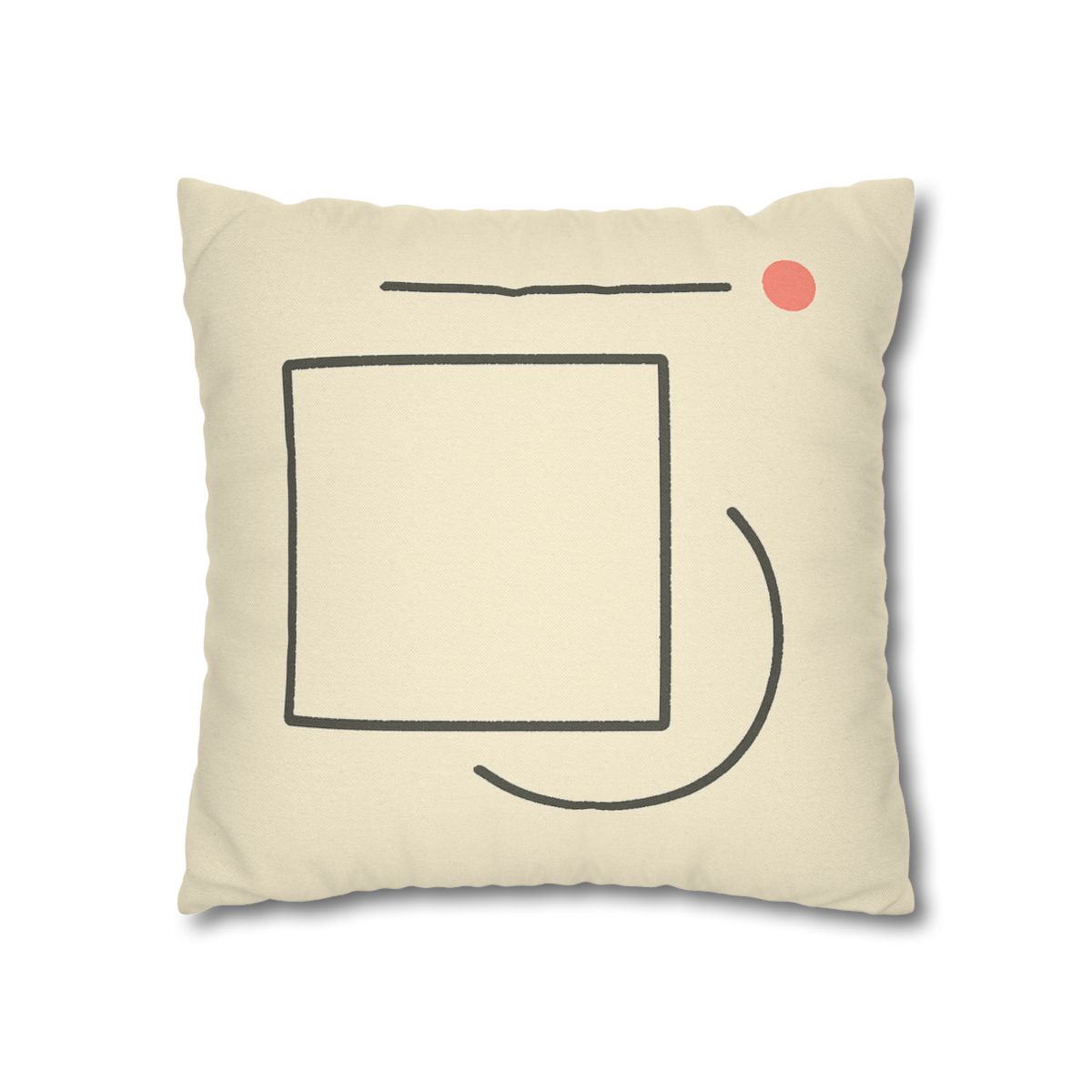Offset Frame With Crescent Anchor stylish decorative pillowcases