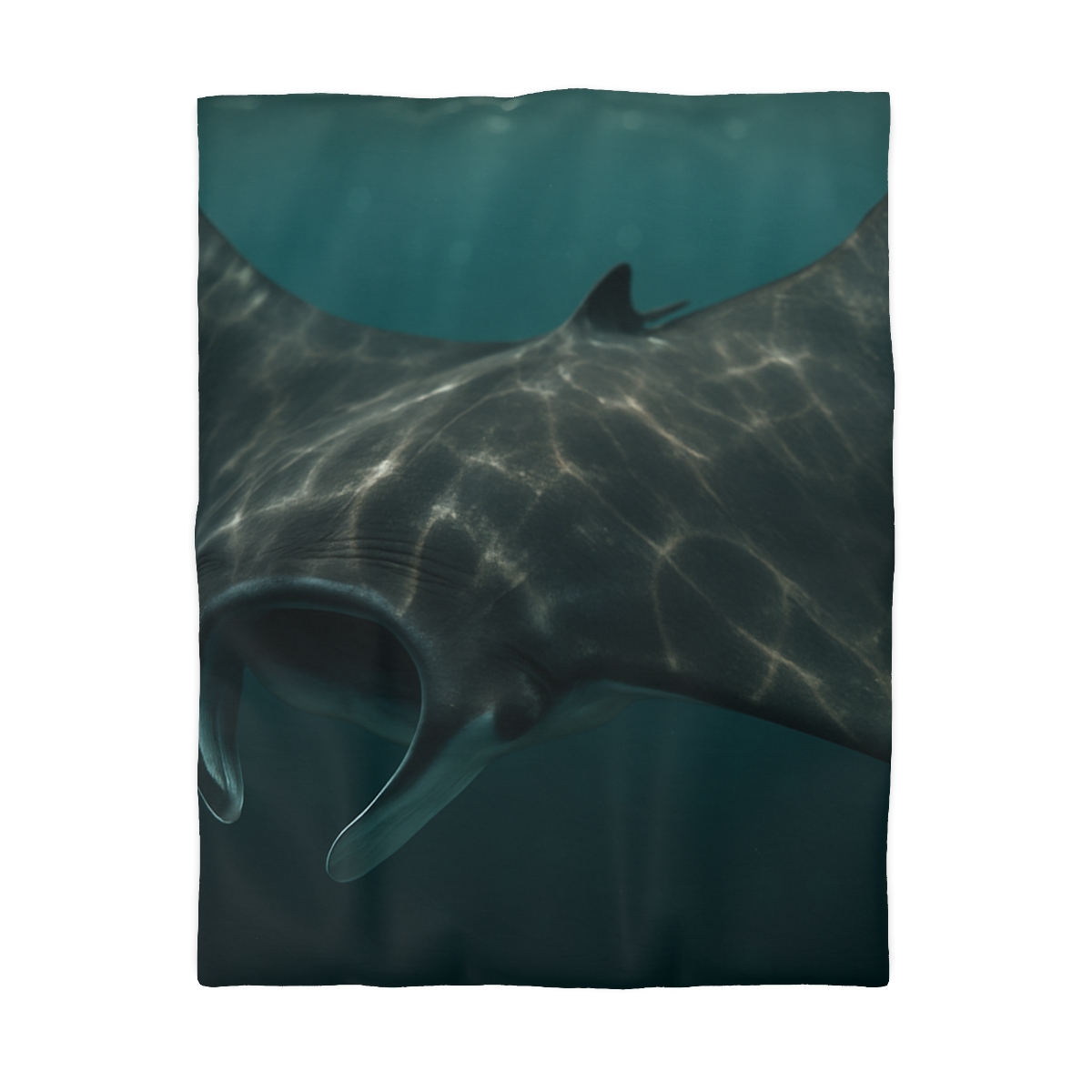 Moonlit Drift Giant Manta Ray custom duvets