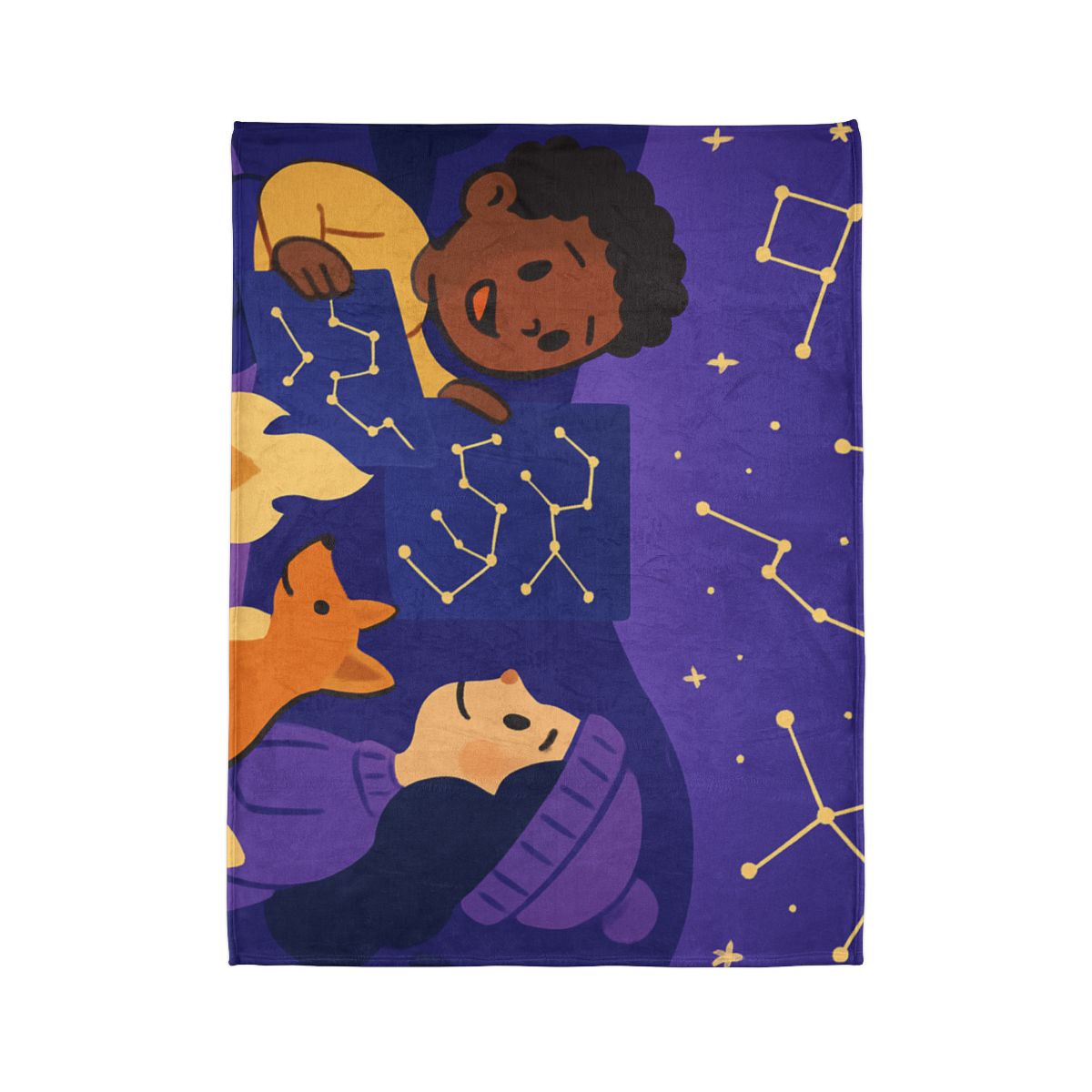 Constellation Camping stylish throw blankets
