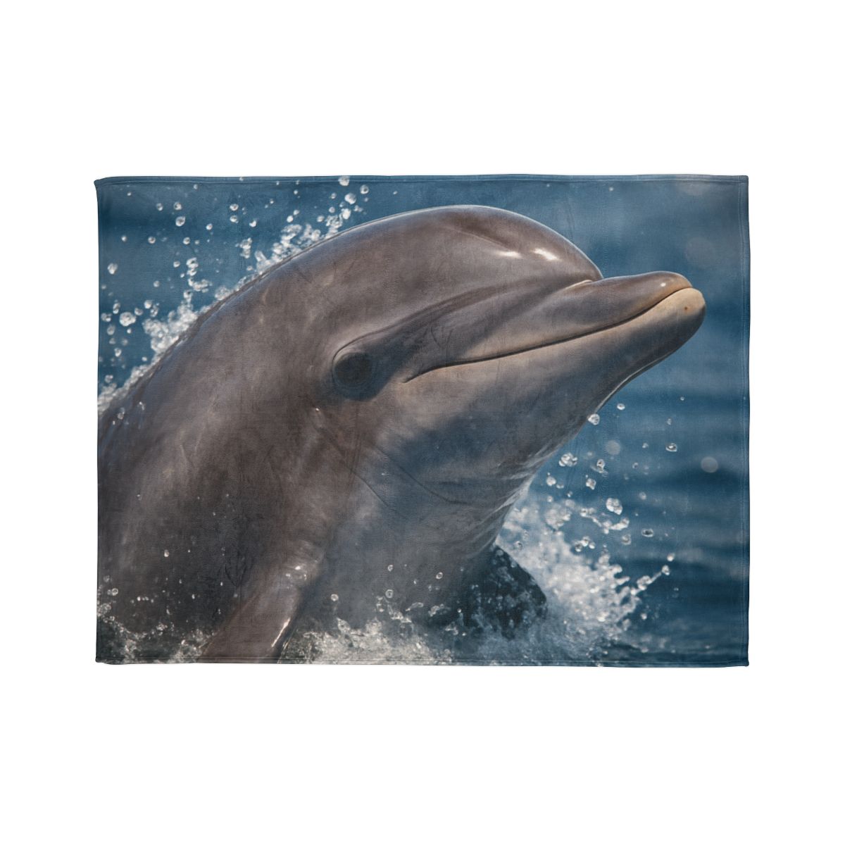 Mirrorflash Common Bottlenose Dolphin decorative home blankets
