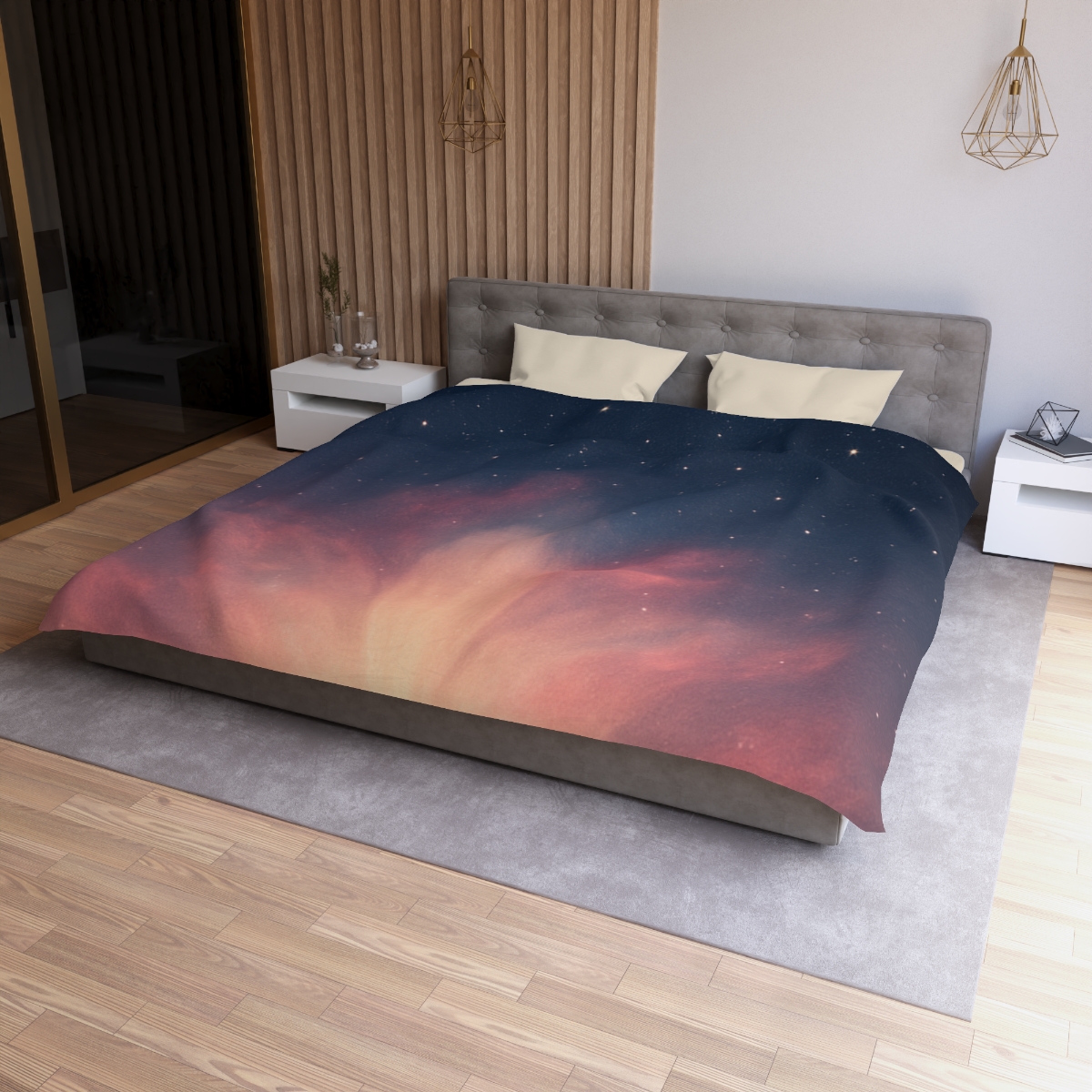 Starlit Horizon Bloom soft comforter duvets