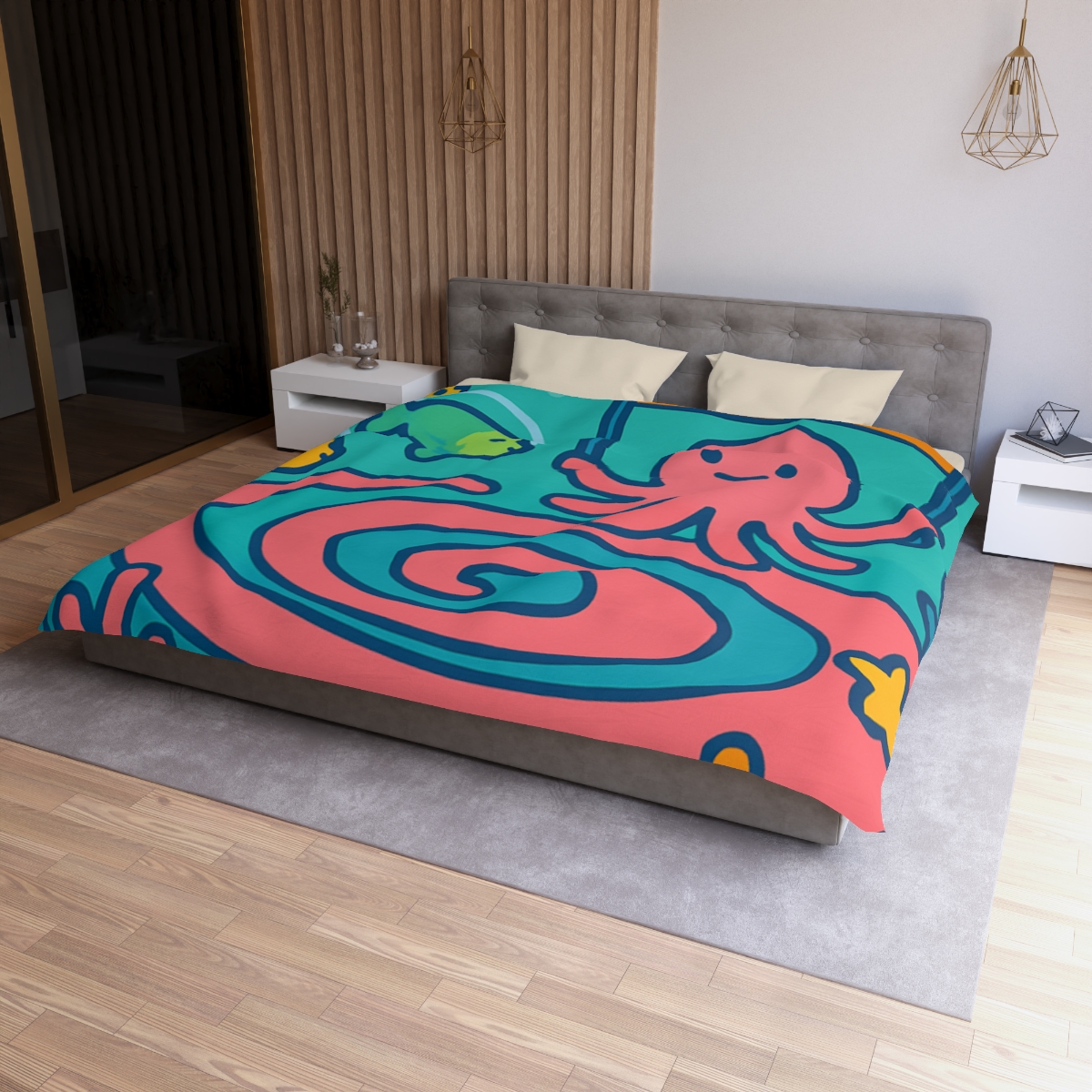 Rainbow Reef Planet Parade warm winter duvets