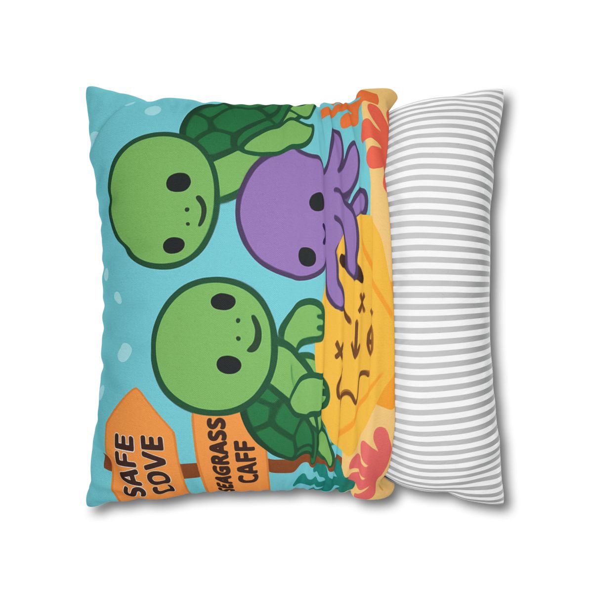 Coral Reef Map Makers comfortable bedding pillow covers