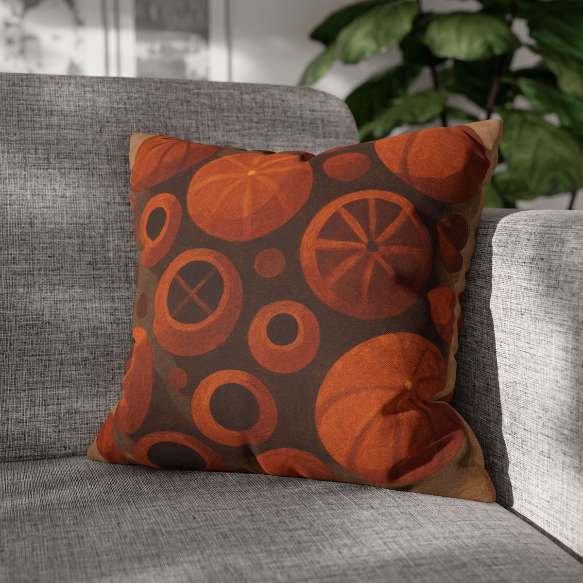 Seed Pod Cluster Mosaic personalized pillow covers