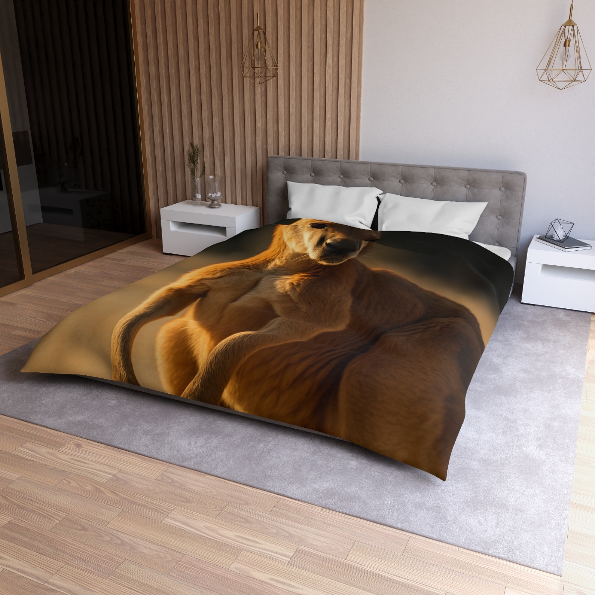 Ember Mantle Red Kangaroo trendy bedroom duvets