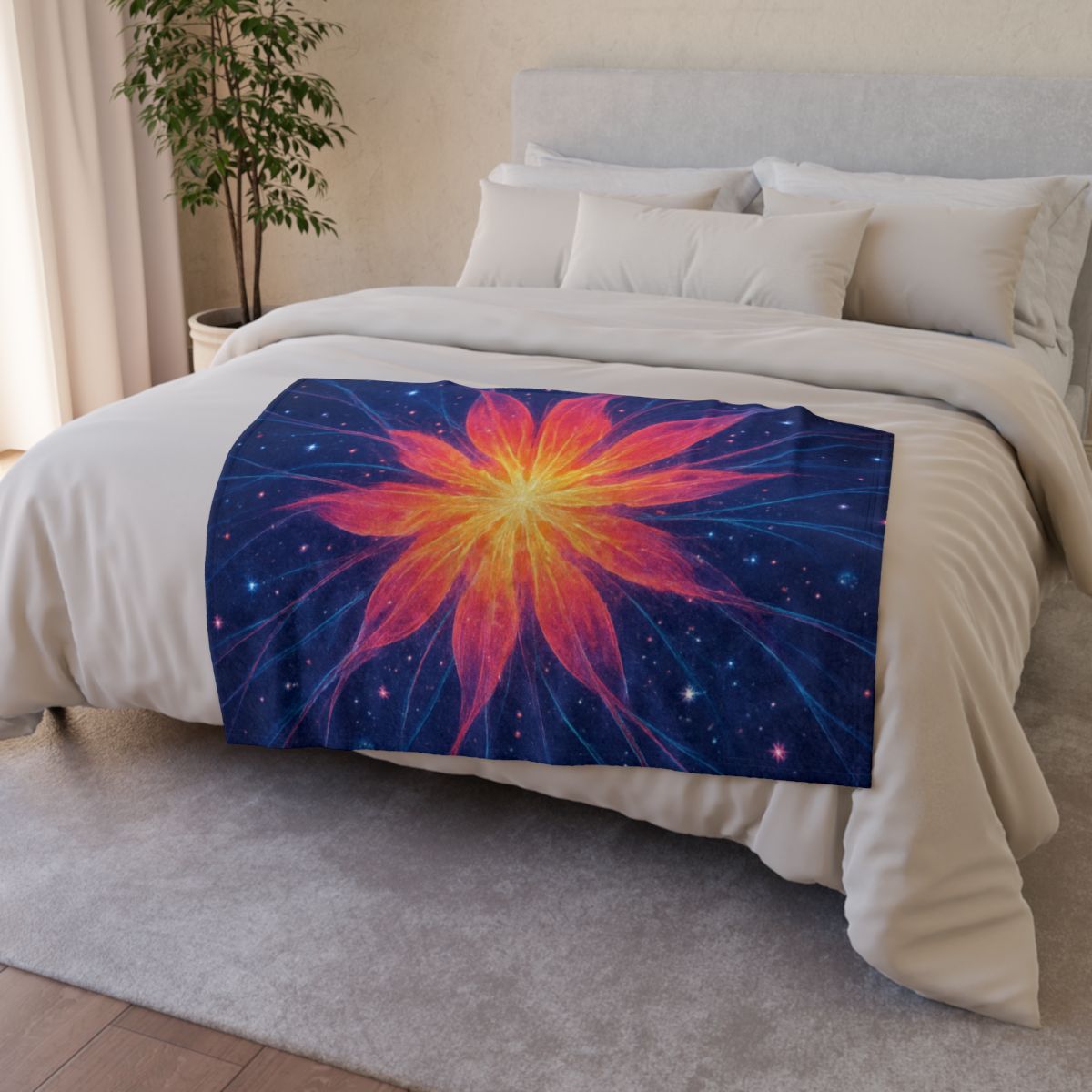Ion Bloom Starburst Tapestry warm winter blankets