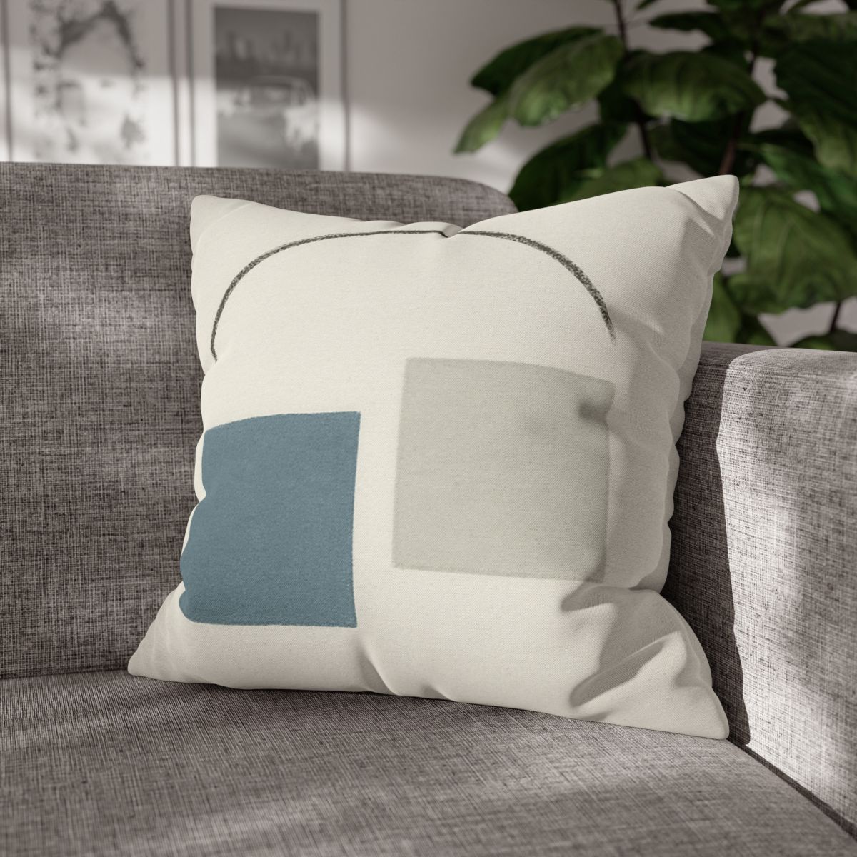 Low Arc Over Offset Squares stylish decorative pillowcases