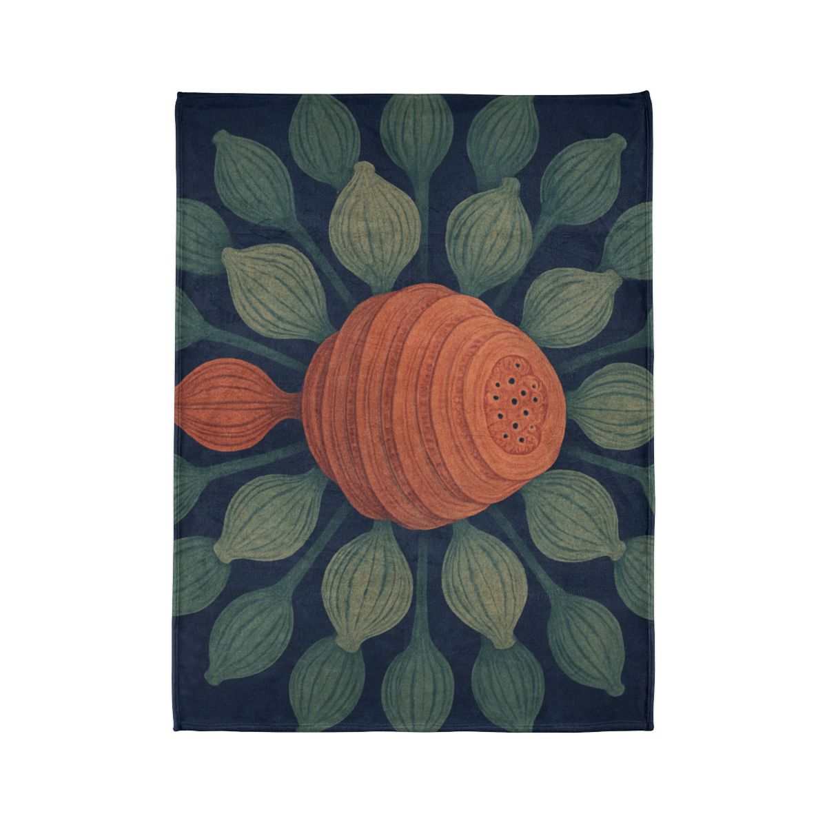Spiral Seed Pod Halo custom blankets