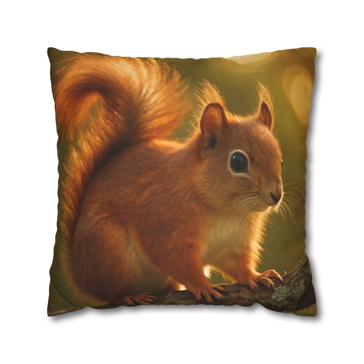 Sunrise Forager Red Squirrel comfortable bedding pillow covers