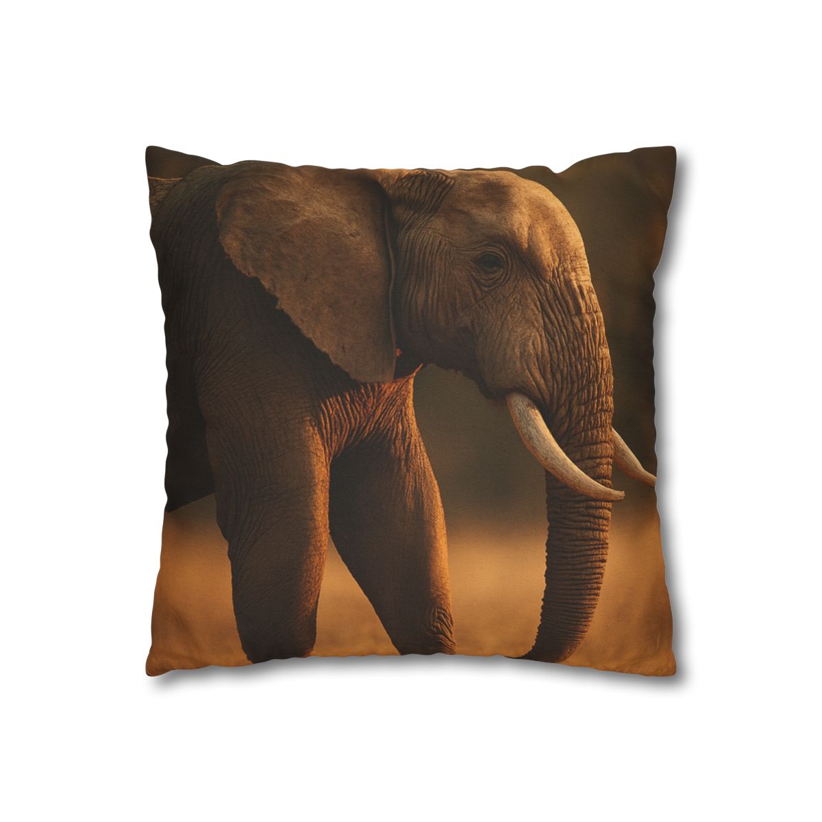 Savannah Sentinel Elephant designer print pillow cases
