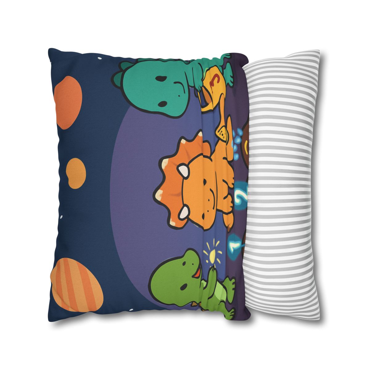 Galaxy Garden Dinosaurs designer print pillow cases