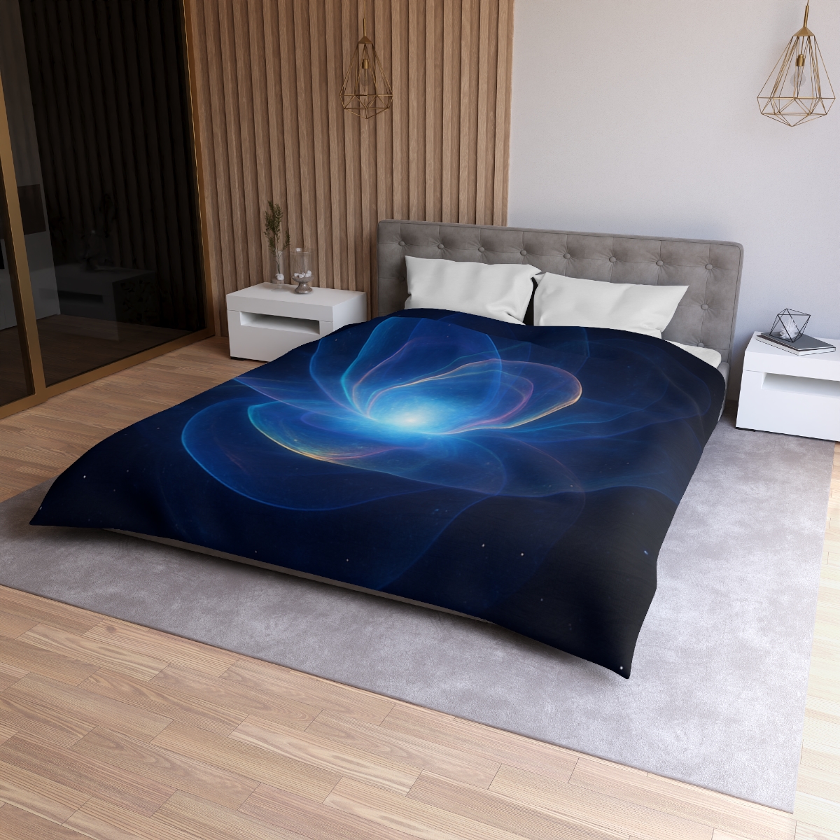 Chromatic Lensing Bloom trendy bedroom duvets