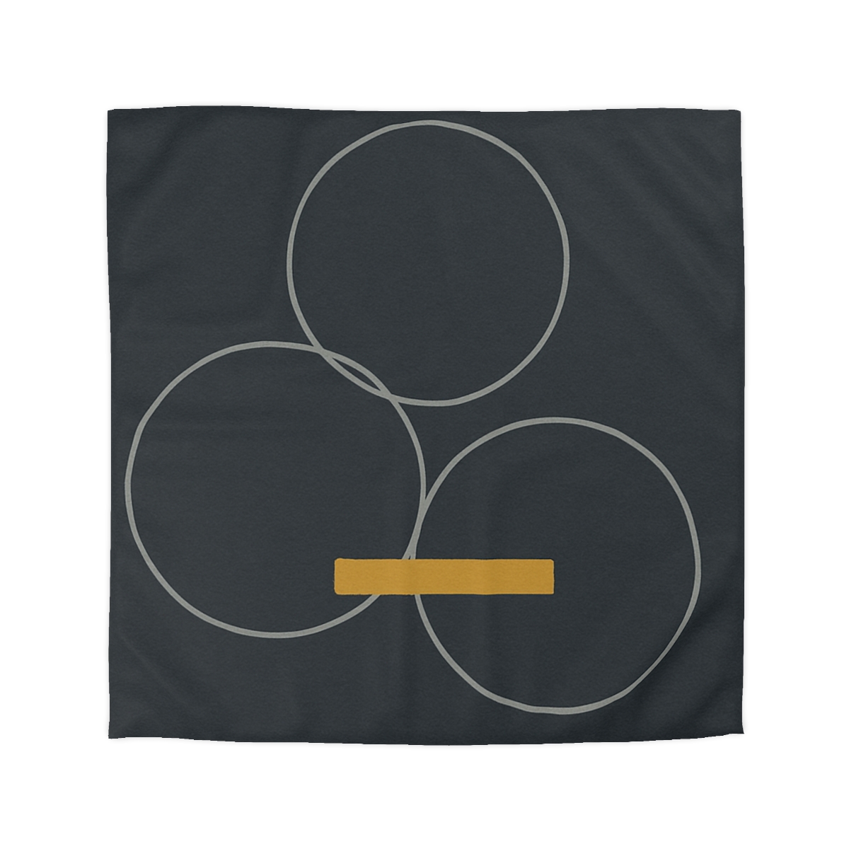 Three Rings With Shared Tangent Bar personalized bedding duvets