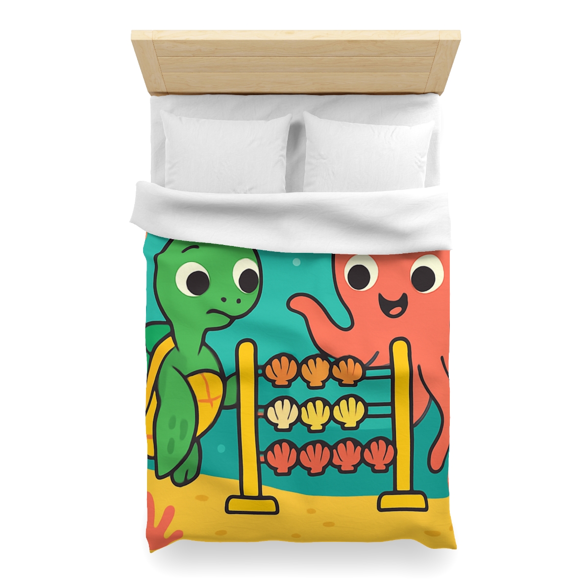Coral Reef Codebreakers designer printed duvets