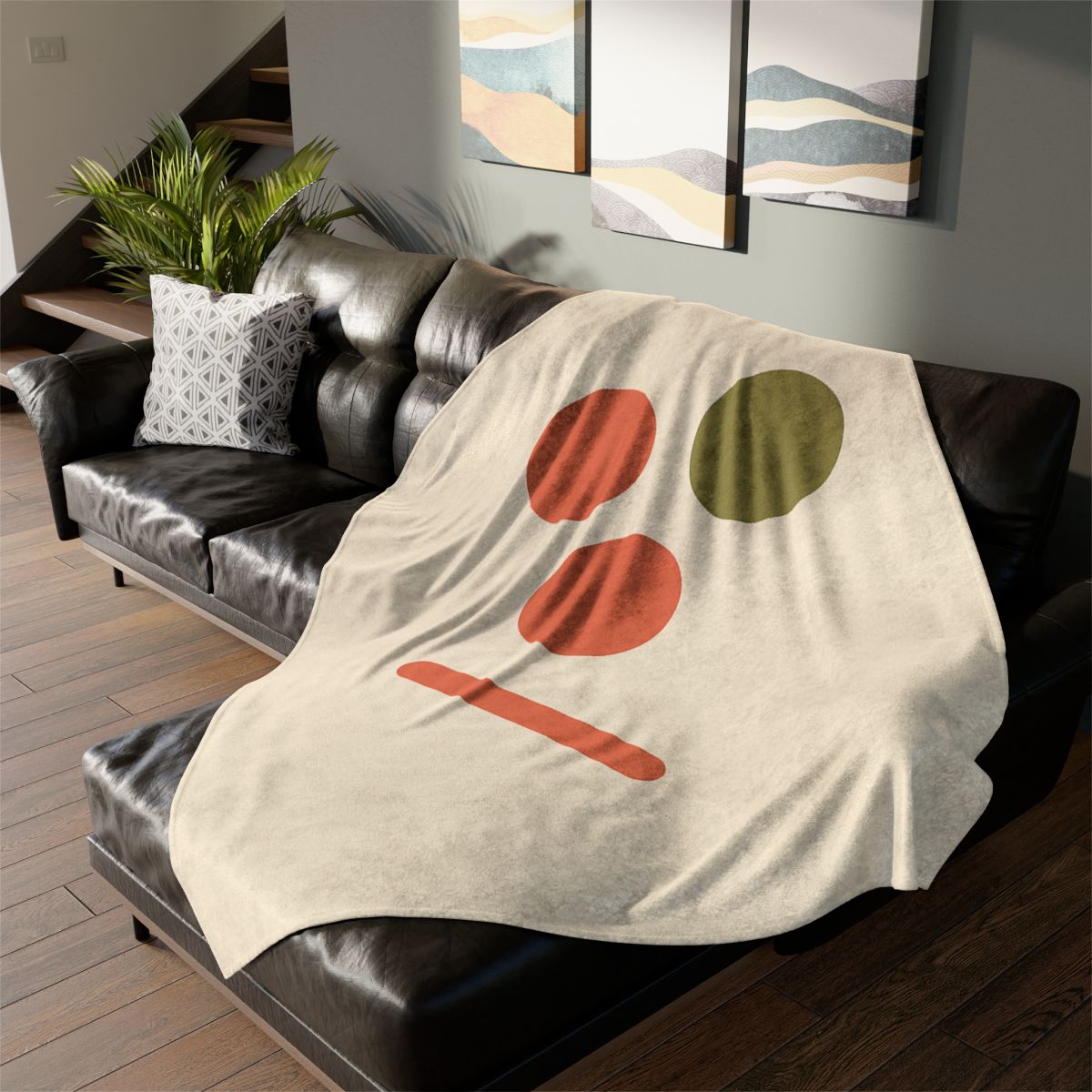 Three Point Triangle Rhythm stylish throw blankets