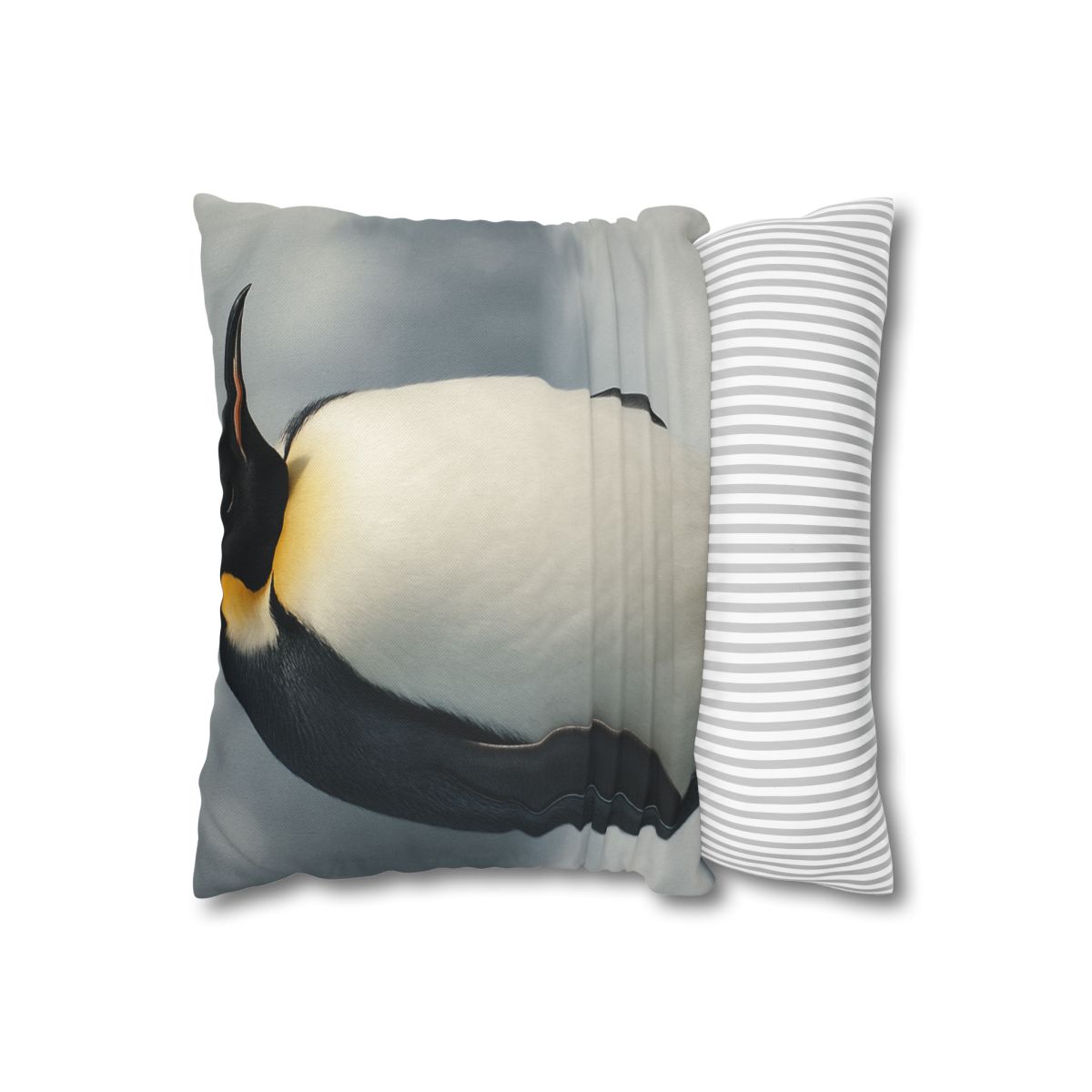 Moonlit Vigil Emperor Penguin soft cotton pillow cases