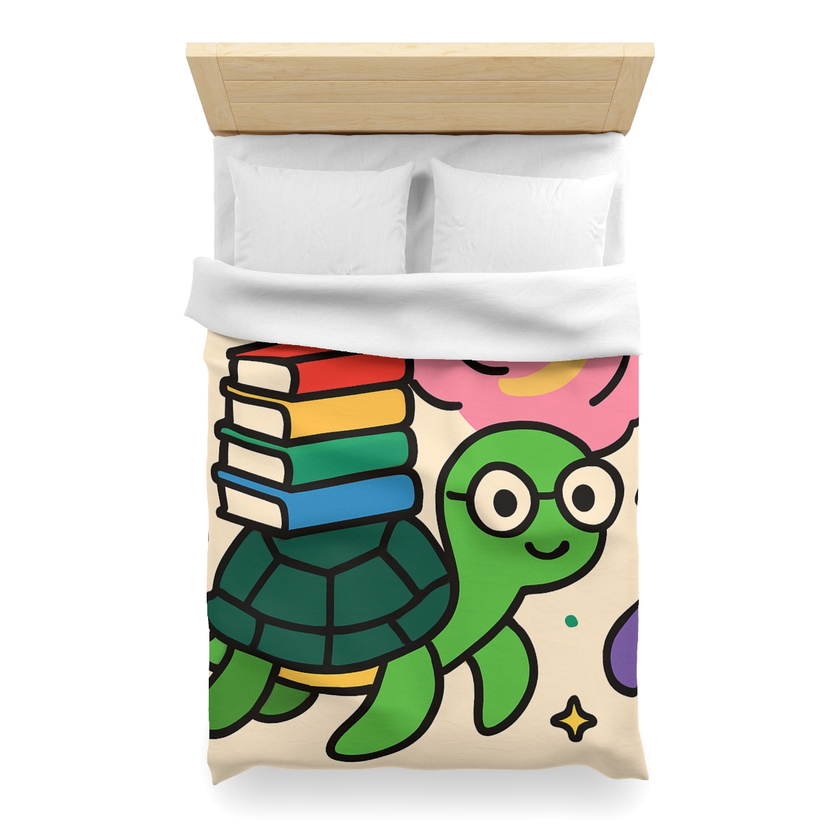 Nebula Library Turtle personalized bedding duvets