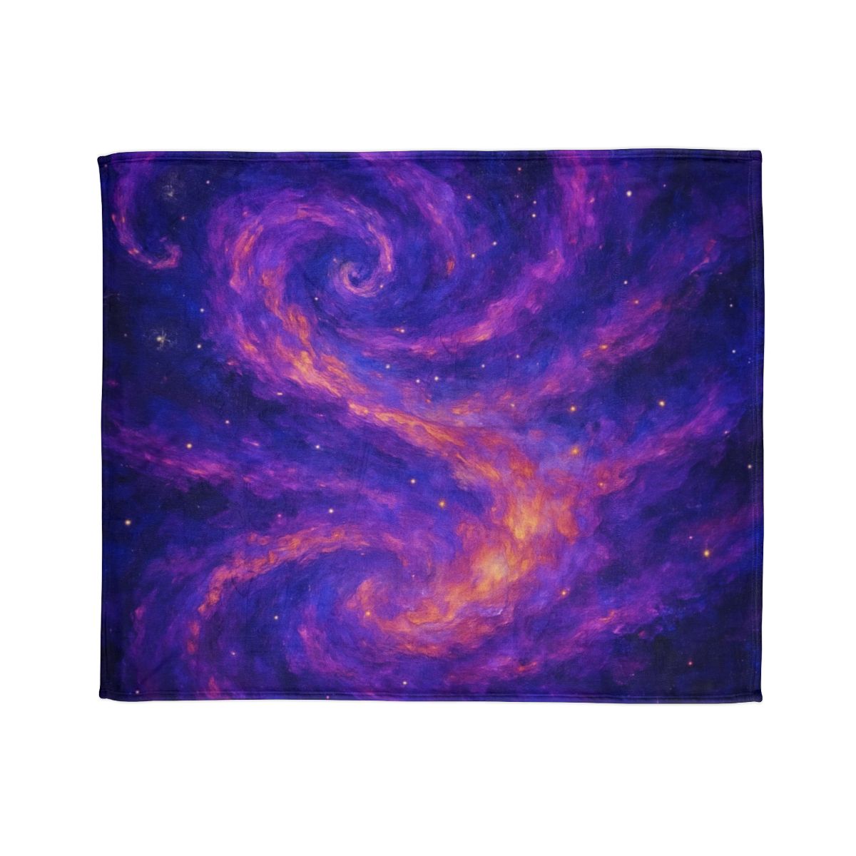 Spectral Nebula Cascade stylish throw blankets