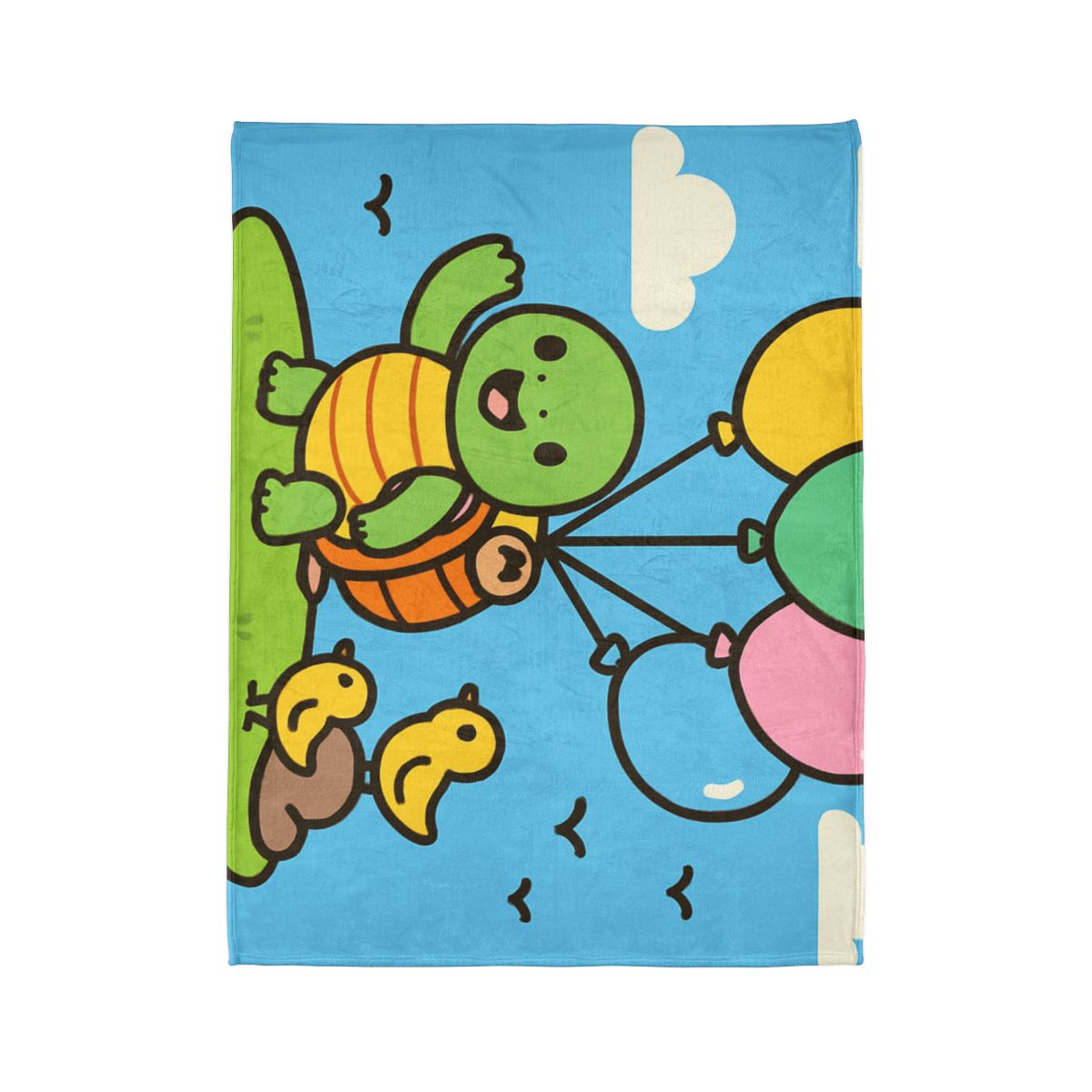 Balloon Island Adventure warm winter blankets