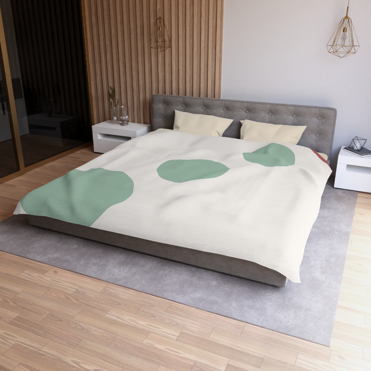 Diagonal Path Of Four Circles personalized bedding duvets