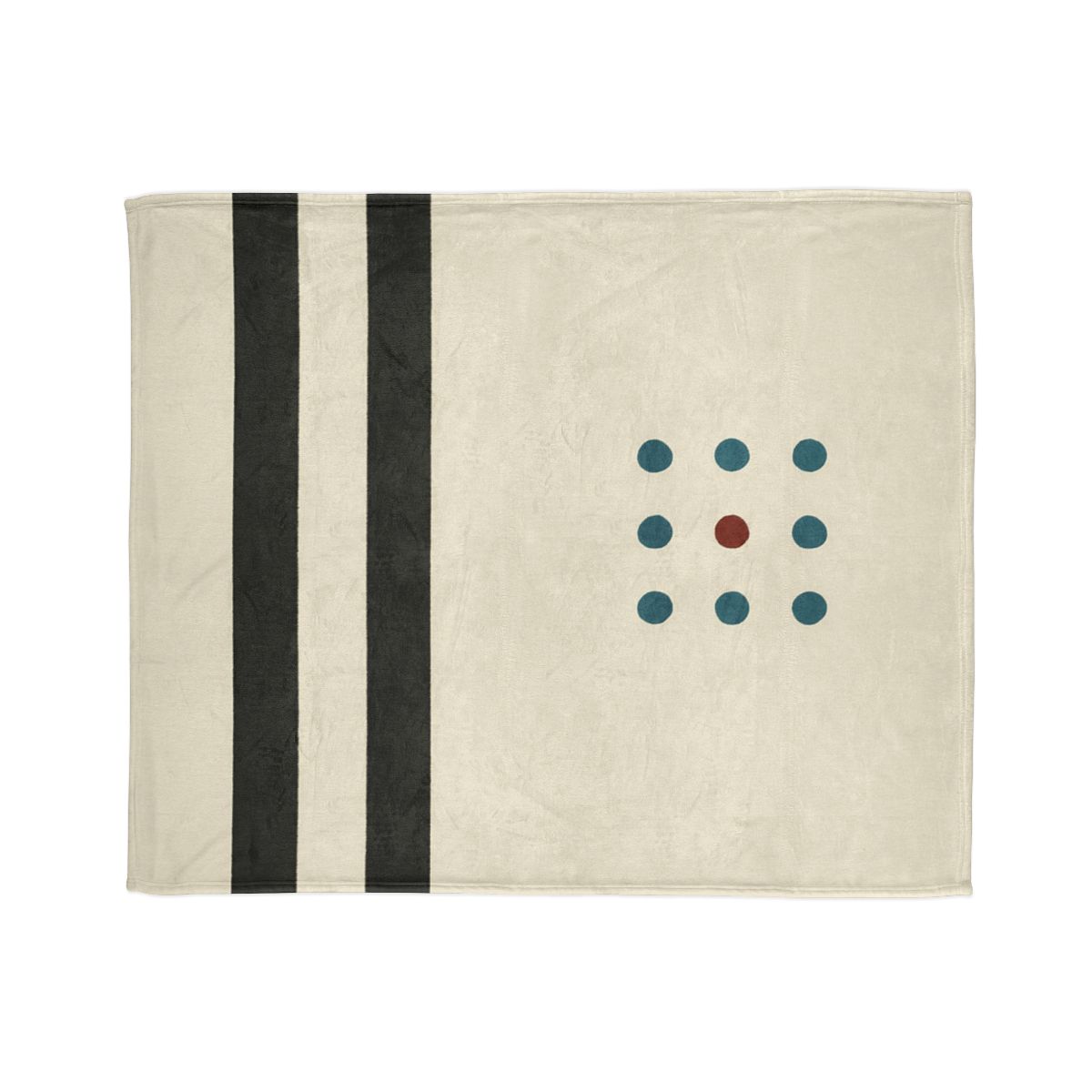 Staggered Duo And Tiny Grid personalized cozy blankets