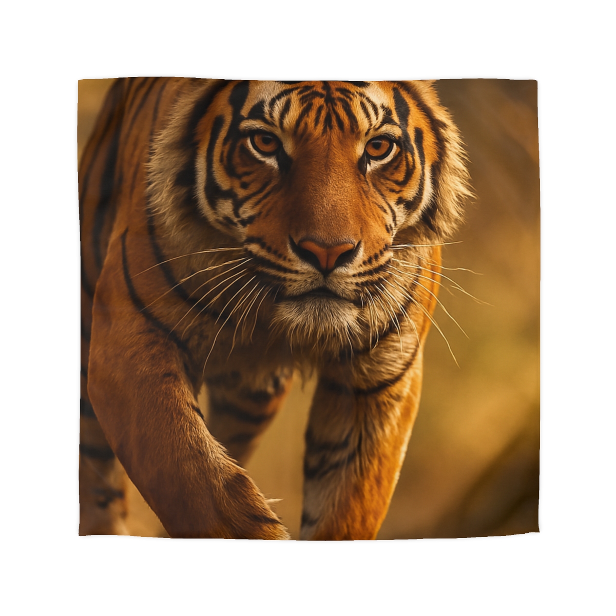 Crimson Stride Tiger duvets for gifts