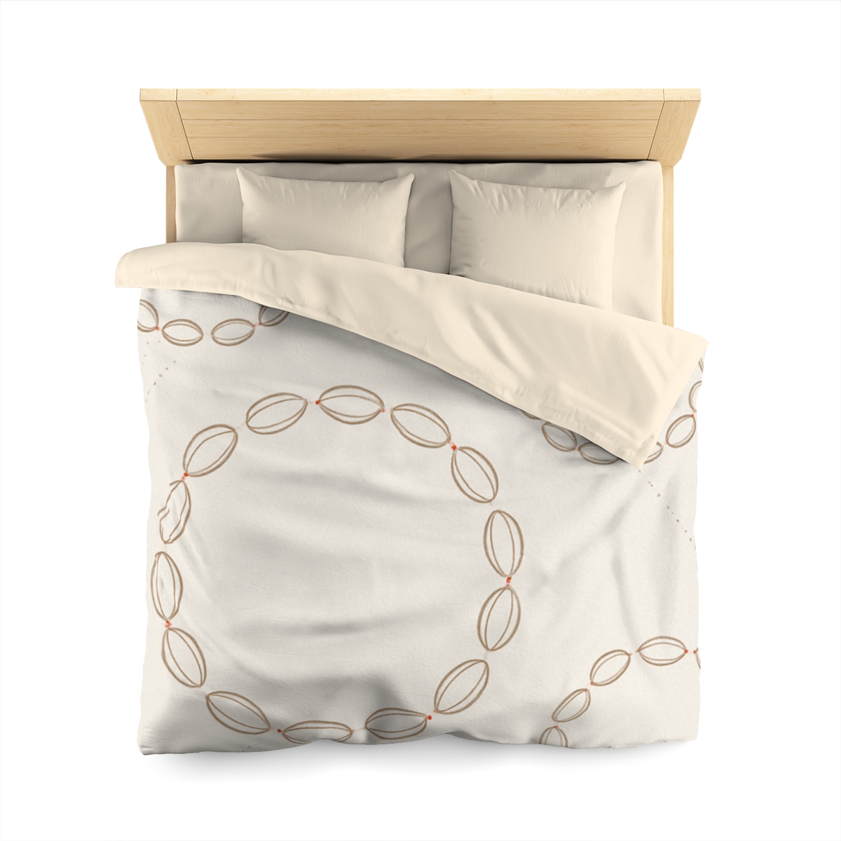 Seed Pod Halo Scatter custom duvets