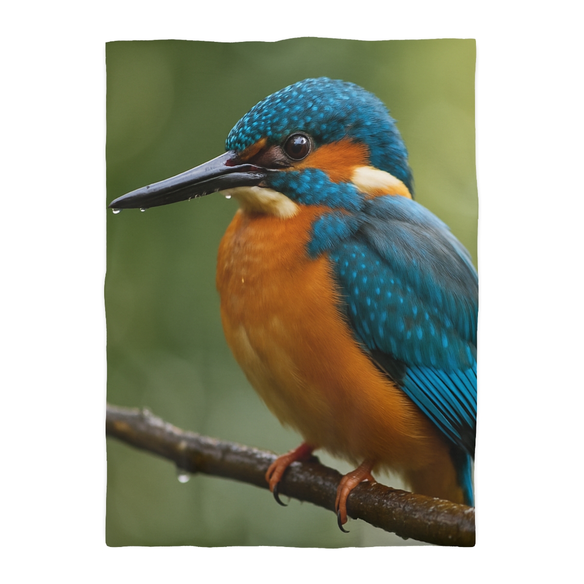 Aqua Bolt Kingfisher unique patterned duvets