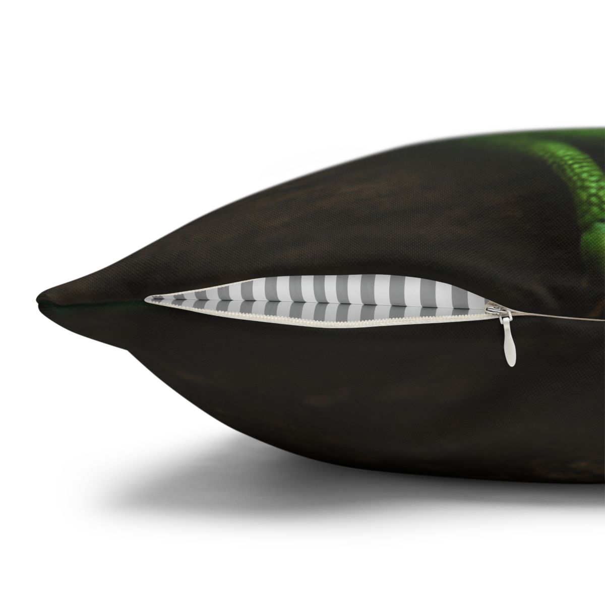 Emerald Gaze Green Iguana custom pillow cases